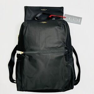 TUMI Just In Case Backpack - Black/Gold - NWT!